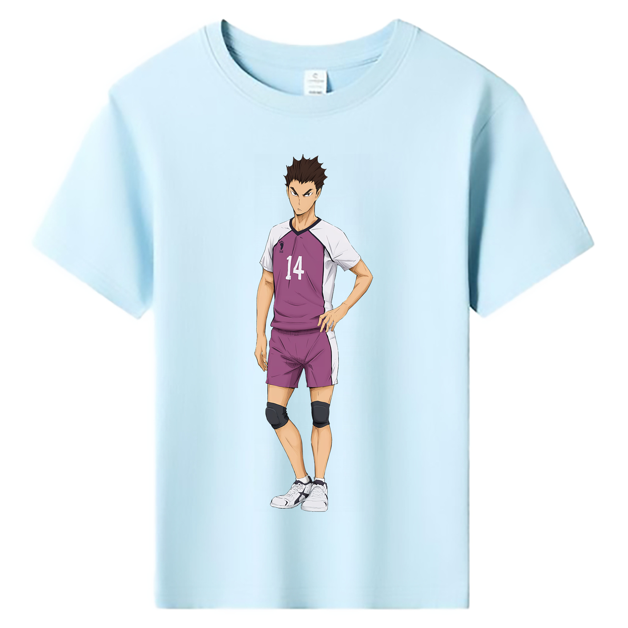 （画像用） ハイキュー!! Haikyu!! 綿100％キッズTシャツ（フロントプリント）